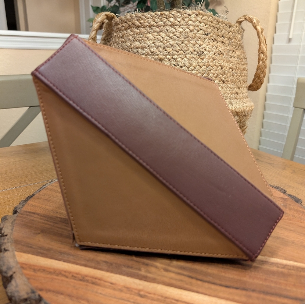 Unique Leather Convertible Handbag - Picture 6 of 6